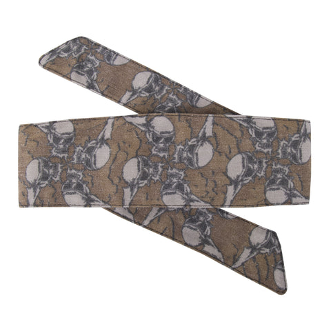 HK Army - Skulls - Hostilewear Headband - Tan
