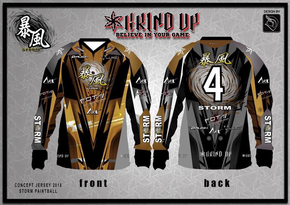 Grind Up Customized Jersey (Minimum order 7pcs) – PaintballersWorld