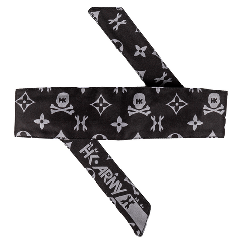 HK Army - Monogram Grey/Black Headband