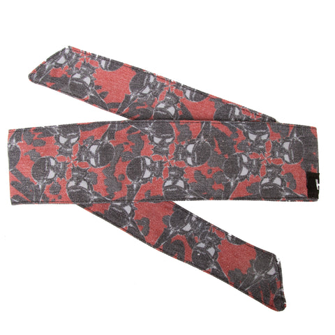 HK Army - Skulls - Hostilewear Headband - Red/Black