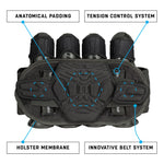 HK Army - Zero G 2.0 Harness - Black/Grey - 4+3+4
